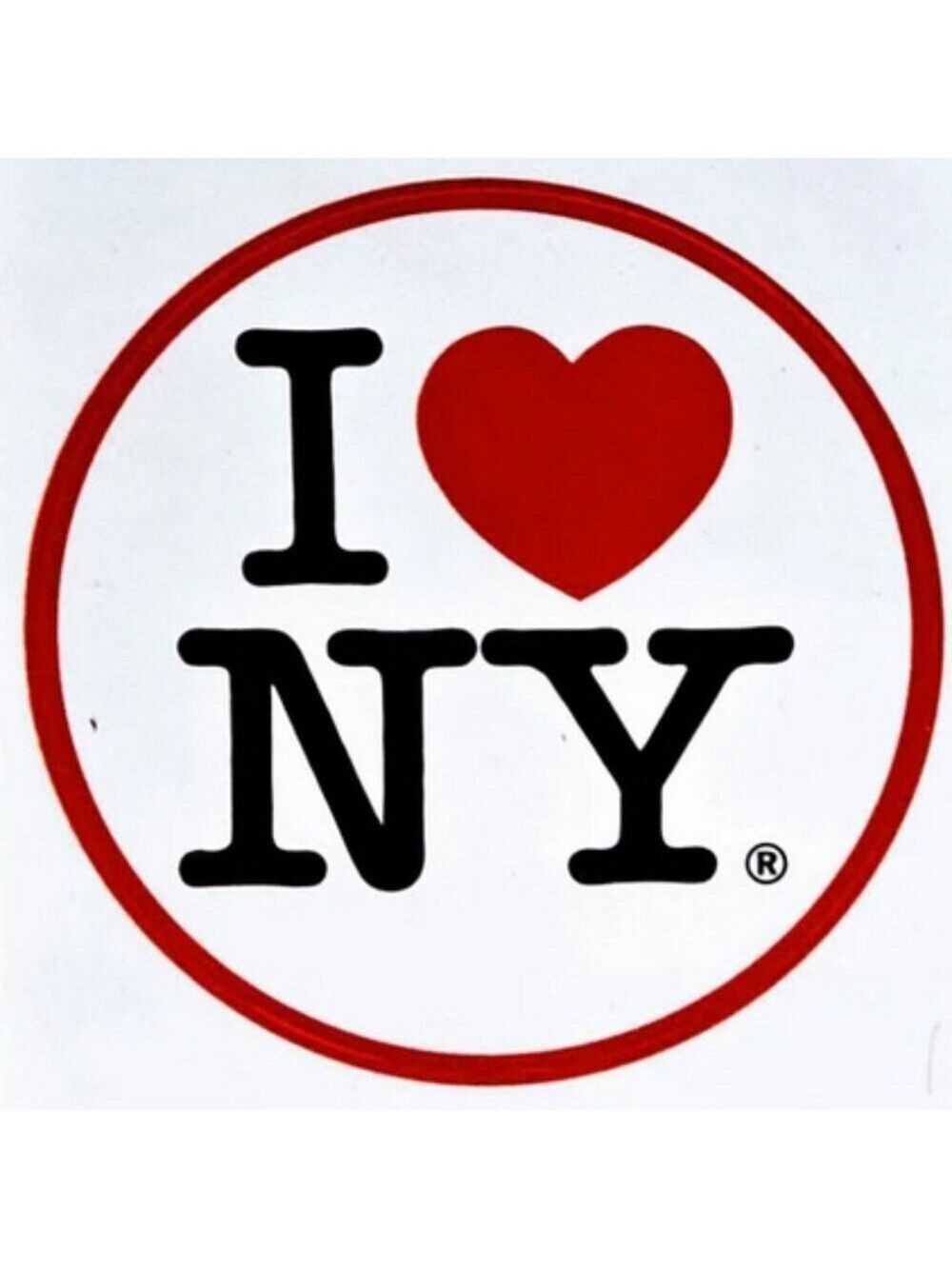 I Love NY Bumper Sticker Heart New York I heart New York